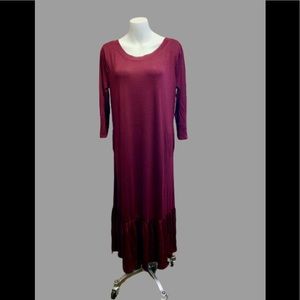 Zenana Outfitters Knit dress with bottom r…